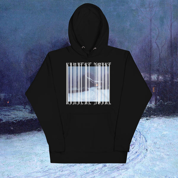 Lovell Birge Harrison’s The Inn at Cos Cob landscape painting printed on black hoodie